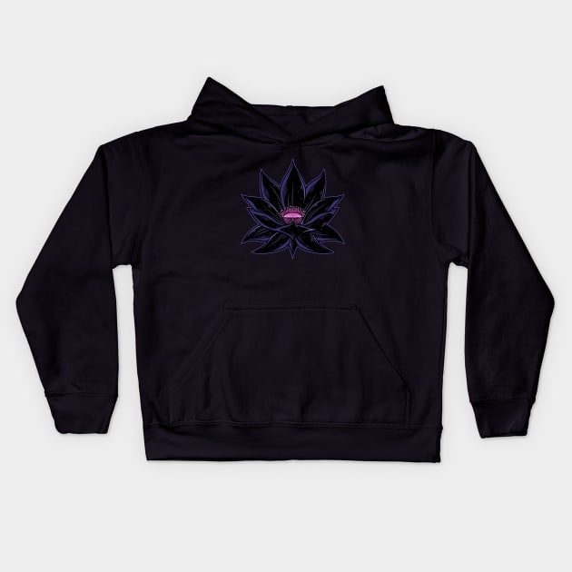 Black lotus Kids Hoodie by KyodanJr